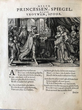 Tooneel van de Mannelicke Achtbaerheyt, aen-gewesen in de Voor-sprake, teghen-sprake, ende uyt-sprake, gedaen over de weygheringhe van de Koninginne Vasthi.