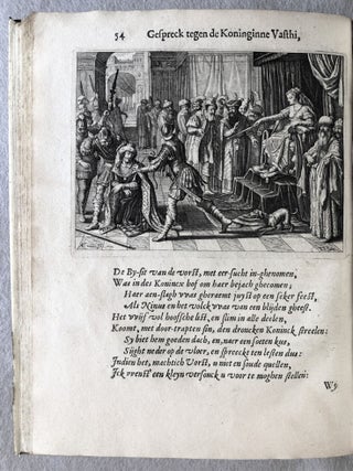 Tooneel van de Mannelicke Achtbaerheyt, aen-gewesen in de Voor-sprake, teghen-sprake, ende uyt-sprake, gedaen over de weygheringhe van de Koninginne Vasthi.