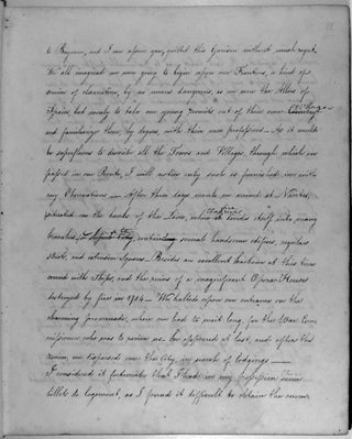 Manuscript memoir of a French officer's experiences during the Napoleonic Wars in Spain, 1808-1809. Title: Recollections / By / H de Montvaillant.