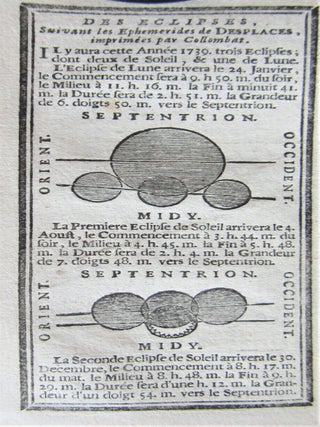 Le Calendrier de la Cour, tiré des Ephémerides ... Pour l’annee Mil sept cent trente-neuf. Imprimé pour la Famille Royale, et Maison de Sa Majesté.
