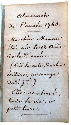 Etrennes mignonnes Curieuses et utiles Augmentées pour l’Année 1743.