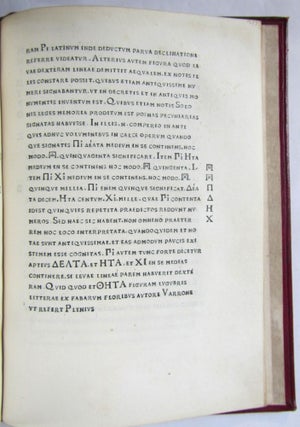 Anthologia Graeca Planudea, in Greek.