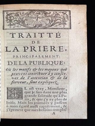 Traittez sur la priere publique et sur les dispositions pour offrir les SS. Mysteres ... Cinquième édition.