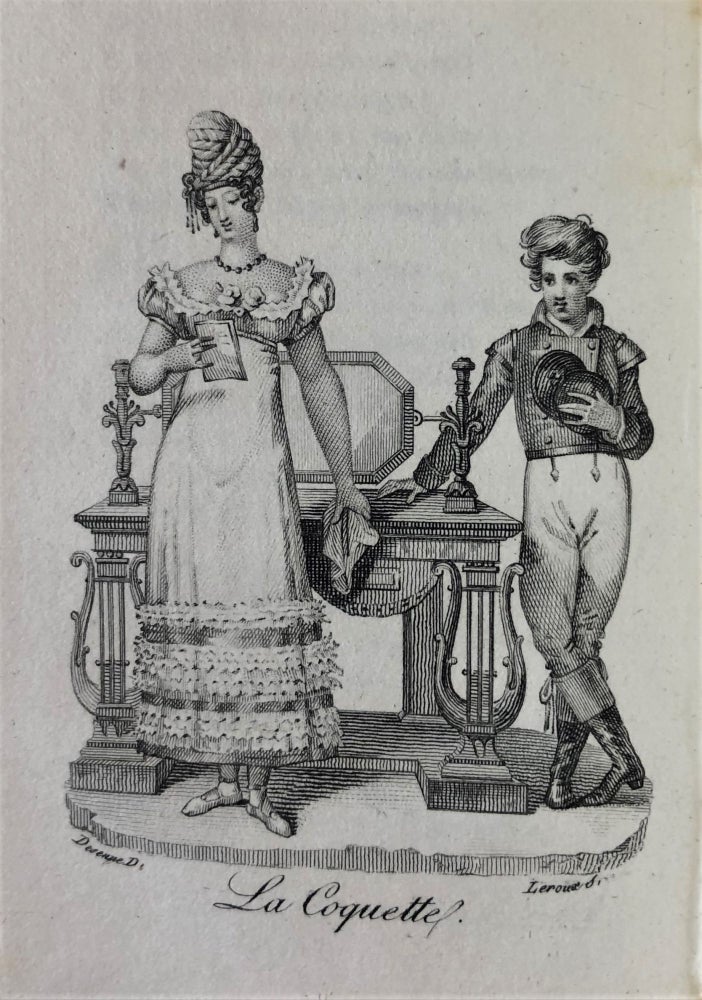 Item #4024 Mademoiselle de Lafayette. [With:] Petit Souvenir des Dames. Louis JANET, publisher.