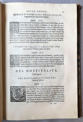 Statuti Capitoli et Constitutioni del Ordine de' Cavalieri di Santo Stephano.