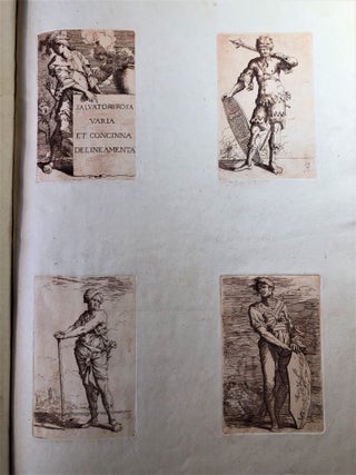 Serie di LXXXV. disegni in varie grandezze composti dal celebre pittore Salvator Rosa publicati ed incisi da Carlo Antonini.