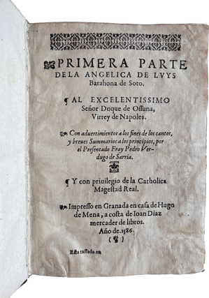 Primera Parte de la Angelica.