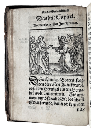 Von der Gemahelschafft des himlischen Künigs. Ein wunnigklich schöns Kunstbüchlin ... wie ein weltlicher Mensch mög geistlich werden. Widerumb ernewert, gebessert, und gemehret.