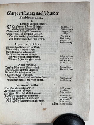 Emblemata politica in aula magna Curiae Noribergensis depicta.