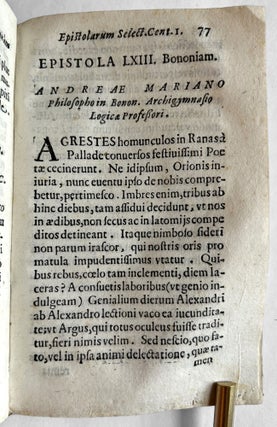 Epistolarum selectarum Centuriae II.