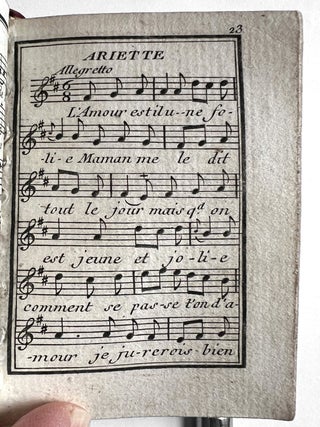 Almanach des marchés de Paris. Étrennes curieuses et comiques avec des chansons intéressantes. Dédié à Marie-Barbe, Fruitière Orangère.