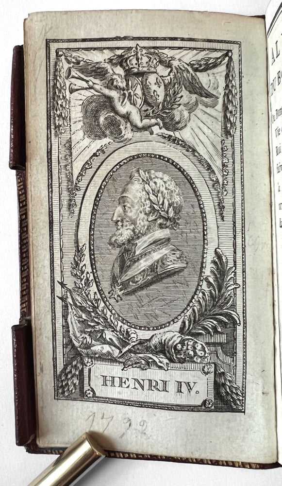 Item #4326 Almanach du bon François ou bons mots et anecdotes de la vie d'Henri IV ... suivi des principales scènes de la Partie de Chasse d’Henri IV. HENRI IV.