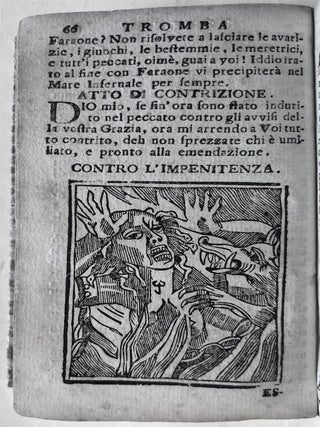 Tromba sonora per chiamar i morti viventi dalla Tomba della colpa alla vita della Grazia.