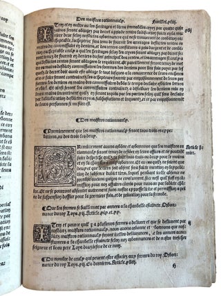 Ordonnances du treschrestien roy de France, Francoys premier de ce nom... ordonnées estre gardees et observees en ses pays de Provence, Forcalquier, et terres adiacentes. Selon et en ensuyuant la reformation par luy faict de la Justice desdictz pays, Lan Mil.CCCCC.xxxv.