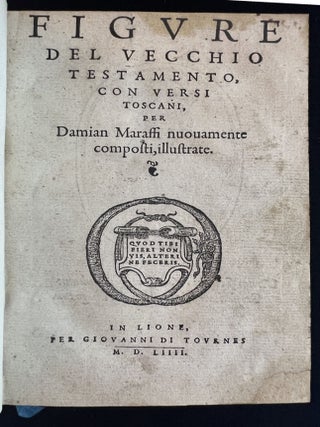 Figure del Vecchio Testamento, con versi Toscani.