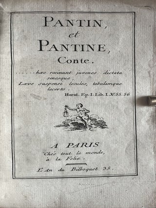 Pantin, et Pantine, Conte.