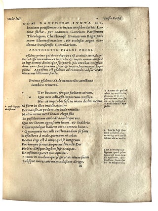 Psalmi Davidici septuaginta quinque, in lyricos versus, servata ecclesiasticae versionis veritate et Hebraeorum varietate, redacti.