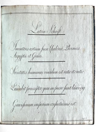 Theoretische und practische Anleitung zur Kalligraphie.