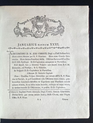 Directorium cathedrali ecclesiae Litomericensi ad S. Stephanum proto-martyrem proprium, Authoritate et Mandato .... Emmmanuelis Ernesti ... de Waldstein Episcopi Litomericensis.