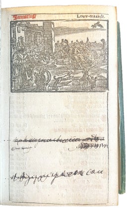 Item #4464 D'erven Stichters comptoir almanach, op't Iaar onses Heeren Jesu Christi, 1753. DUTCH...