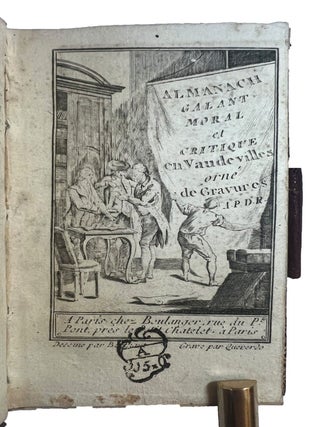 Almanach galant moral et critique en Vaudevilles.