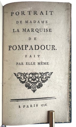 Portrait de Madame la Marquise de Pompadour fait par elle-même.