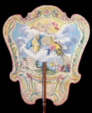 Item #4478 A hand-colored etched fire screen celebrating the “Golden Age of France” under...